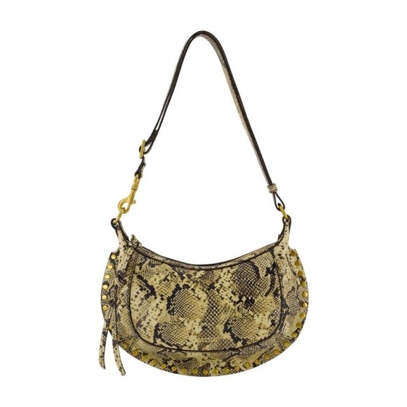 Isabel Marant Oskan Moon Gb Shoulder Bag - Leather - Beige - NWT - Picture 1 of 2